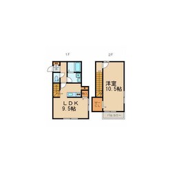 谷塚駅 徒歩10分 1階の物件間取画像